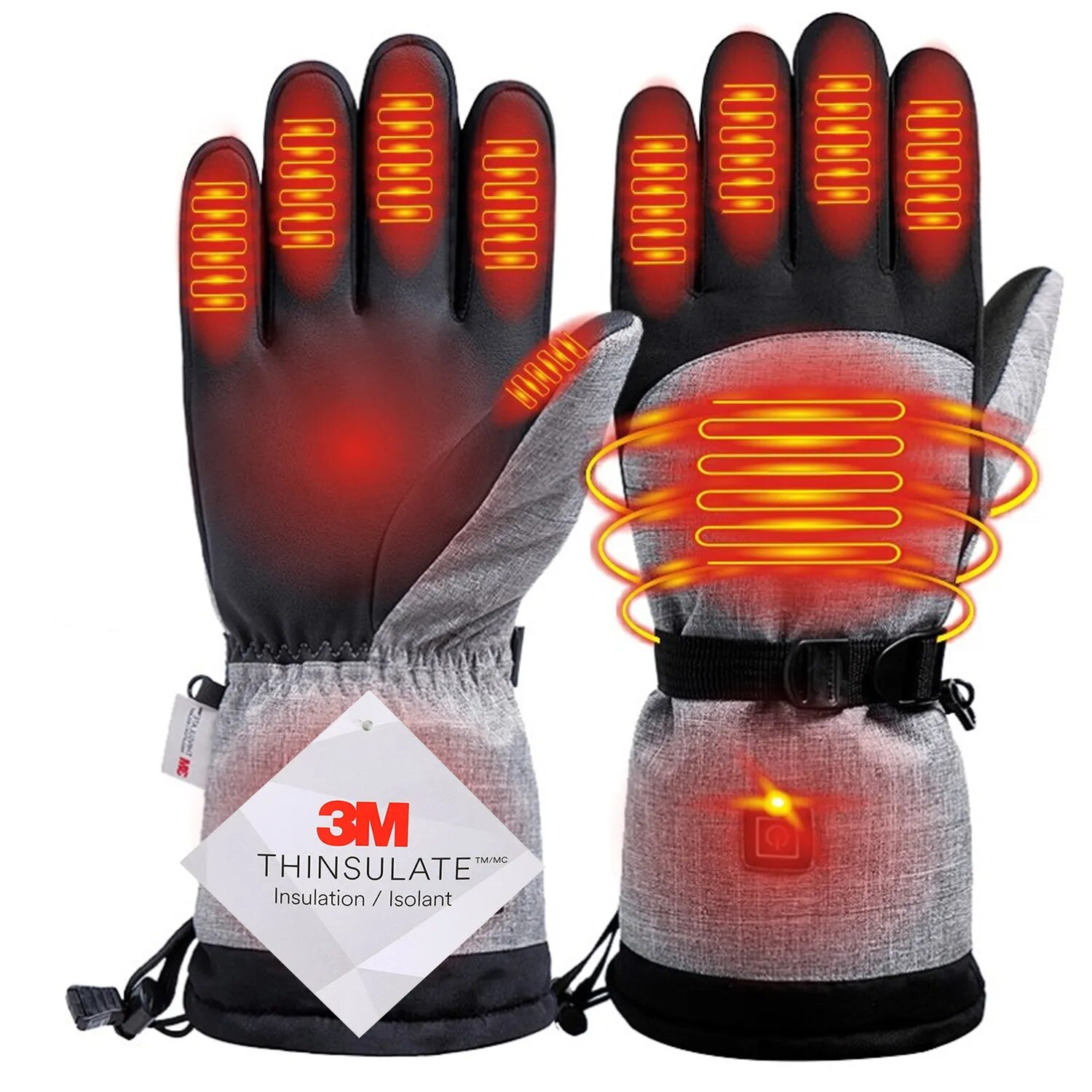 Electric Heated Winter Gloves - Waterproof and Warm for Outdoor Activities - The Well Being The Well Being The Well Being Electric Heated Winter Gloves - Waterproof and Warm for Outdoor Activities