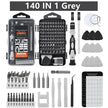 140 in 1 Repair Tool Kit with 118 Bits Magnetic Screwdriver Set for Computer,Laptop,Phone Etc