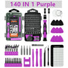 140 in 1 Repair Tool Kit with 118 Bits Magnetic Screwdriver Set for Computer,Laptop,Phone Etc