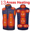 TheWellBeing Heated Jacket Thermal Clothing - The Well Being The Well Being 5XL / Blue 13 Pcs The Well Being TheWellBeing Heated Jacket Thermal Clothing