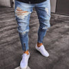 Ripped Stretch Skinny Jeans | Premium Pencil Pants - TheWellBeing4All