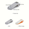 Adjustable Shoe Slots Organizer: Modern Double Rack Space Saver for Footwear Storage