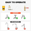 26ft Solar Panel Cleaning Kit – Telescopic Aluminum Pole with 65ft Hose, 180° Adjustable Brush Head for Windows & PV Panels (Lightweight, Universal Fit)