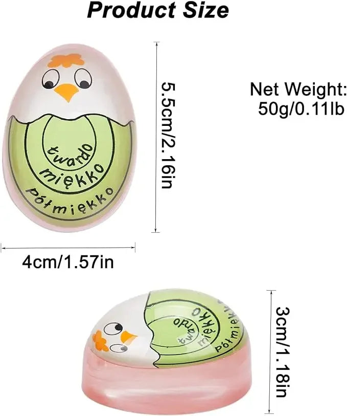 Premium Egg Perfect Color Changing Timer - Easy-to-Use Kitchen Gadget for Perfectly Boiled Eggs