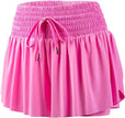 2-in-1 Athletic Skorts for Women – Flowy High Waisted Design with Hidden Pockets