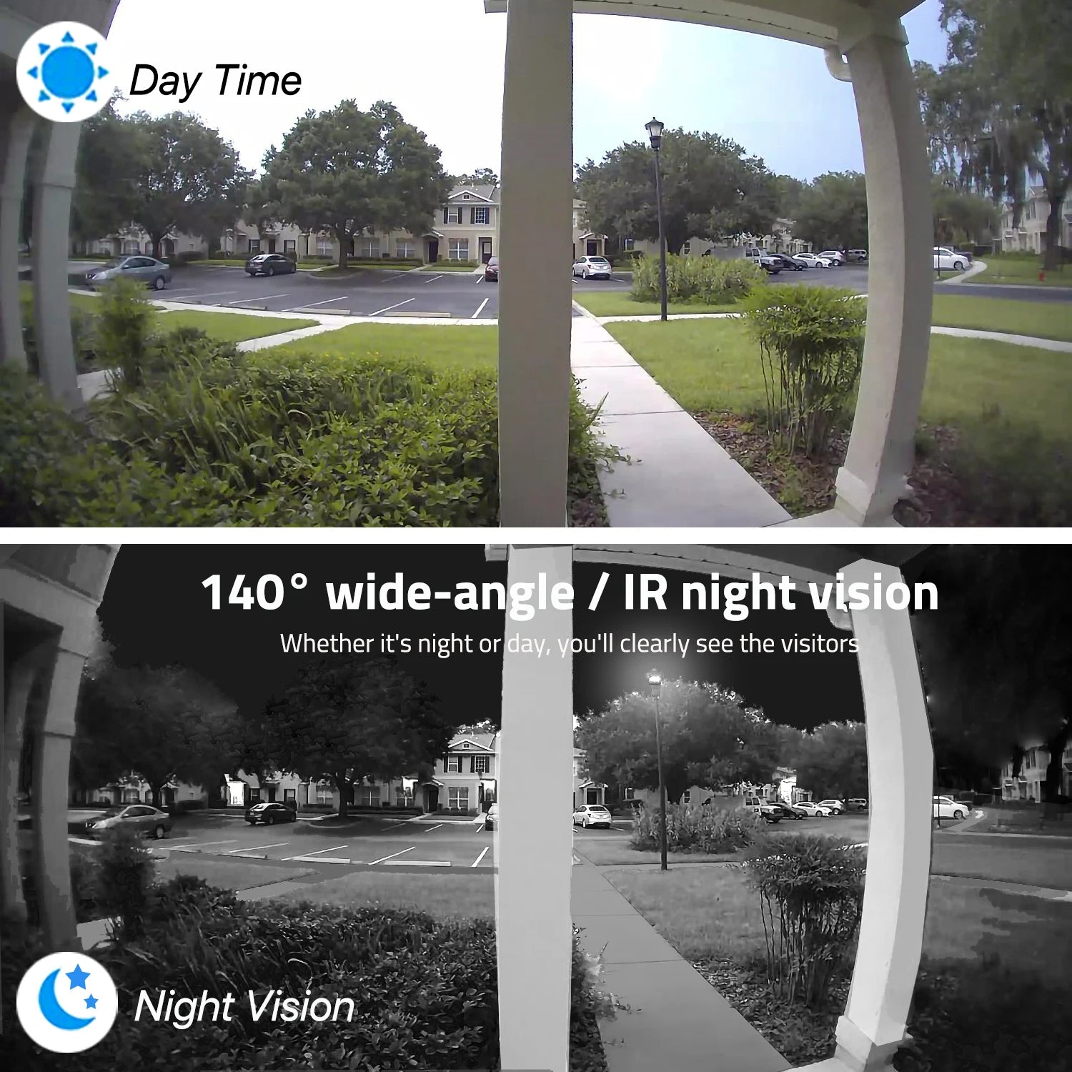 Enhanced Wireless Video Doorbell Camera with Motion Detection and Remote Unlock