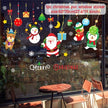 Christmas Wall Window Stickers Marry Christmas Decoration - The Well Being The Well Being as the picture shows / 39 The Well Being Christmas Wall Window Stickers Marry Christmas Decoration