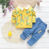 Baby Boys Clothes Sets Autumn Spring Infant Tracksuits Toddler Cotton denim set Outfits for Newborn Boys Clothes Suits - The Well Being The Well Being picture color / 9M-15 The Well Being Baby Boys Clothes Sets Autumn Spring Infant Tracksuits Toddler Cotton denim set Outfits for Newborn Boys Clothes Suits