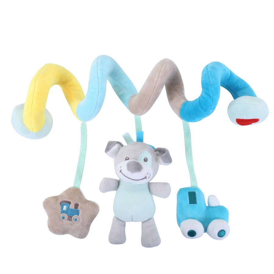 Baby Spiral Rattles Mobiles Soft Infant Crib Bed Stroller Toy For Newborns Car Seat Educational Towel Bebe Toys 0-12 Months - The Well Being The Well Being blue dog 513 The Well Being Baby Spiral Rattles Mobiles Soft Infant Crib Bed Stroller Toy For Newborns Car Seat Educational Towel Bebe Toys 0-12 Months