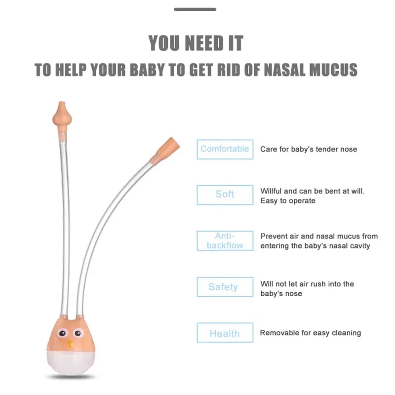 Newborn Baby Nasal Aspirator for Children Nose Cleaner Sucker Suction Tool Protection Health Care Baby Mouth Nasal Suction Devic - The Well Being The Well Being The Well Being Newborn Baby Nasal Aspirator for Children Nose Cleaner Sucker Suction Tool Protection Health Care Baby Mouth Nasal Suction Devic