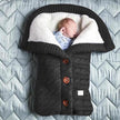 Winter Baby Boys Girls Blanket Envelope Thicken Polar Fleece Infant Swaddle Sleeping Bag - The Well Being The Well Being Dark Gray The Well Being Winter Baby Boys Girls Blanket Envelope Thicken Polar Fleece Infant Swaddle Sleeping Bag