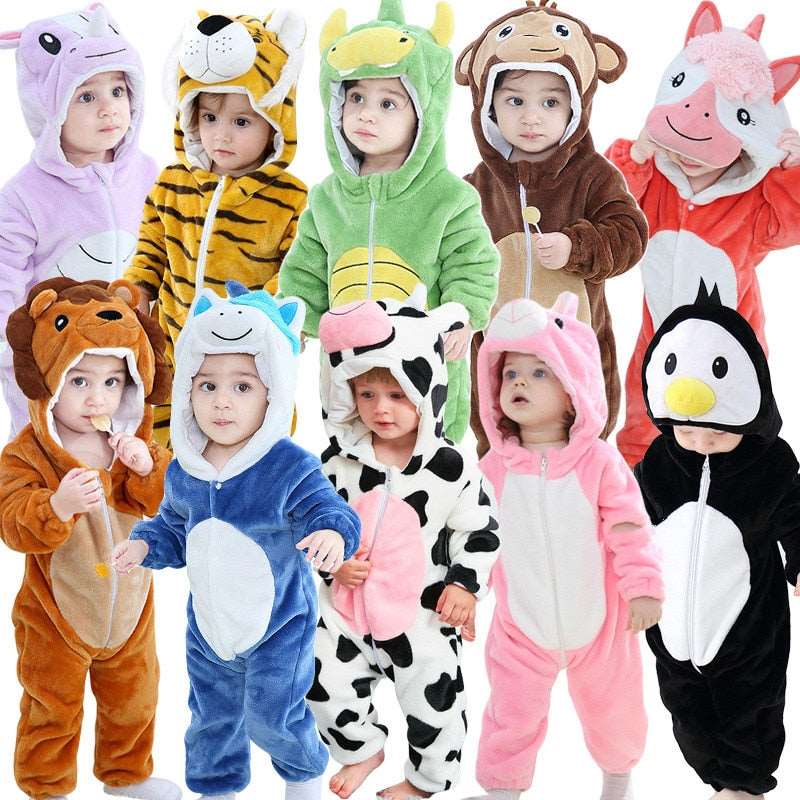 Baby Rompers Winter Kigurumi Lion Costume For Girls Boys Toddler Animal Jumpsuit Infant Clothes Pyjamas Kids Overalls ropa bebes - The Well Being The Well Being The Well Being Baby Rompers Winter Kigurumi Lion Costume For Girls Boys Toddler Animal Jumpsuit Infant Clothes Pyjamas Kids Overalls ropa bebes