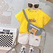 Cartoon infant Suits Baby Clothing Set for Boys Girls Cute Summer Casual Clothes Set Striped Top+Shorts Kids Clothes - The Well Being The Well Being as picture / 12M-12 The Well Being Cartoon infant Suits Baby Clothing Set for Boys Girls Cute Summer Casual Clothes Set Striped Top+Shorts Kids Clothes