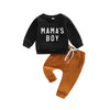 0-3Years Toddler Newborn Infant Baby Boy Clothes Sets Letter Long Sleeve Tops Pants Casual Outfits Tracksuit Clothing - The Well Being The Well Being Black / 12-18Months The Well Being 0-3Years Toddler Newborn Infant Baby Boy Clothes Sets Letter Long Sleeve Tops Pants Casual Outfits Tracksuit Clothing