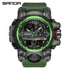 G Style New Men's Watches 50M Waterproof Shock Sports Military Quartz Watch for Male Digital Wristwatch Clock 3133 - The Well Being The Well Being 3133 black green The Well Being G Style New Men's Watches 50M Waterproof Shock Sports Military Quartz Watch for Male Digital Wristwatch Clock 3133