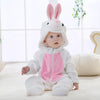 Baby Rompers Winter Kigurumi Lion Costume For Girls Boys Toddler Animal Jumpsuit Infant Clothes Pyjamas Kids Overalls ropa bebes - The Well Being The Well Being White rabbit / 18M The Well Being Baby Rompers Winter Kigurumi Lion Costume For Girls Boys Toddler Animal Jumpsuit Infant Clothes Pyjamas Kids Overalls ropa bebes