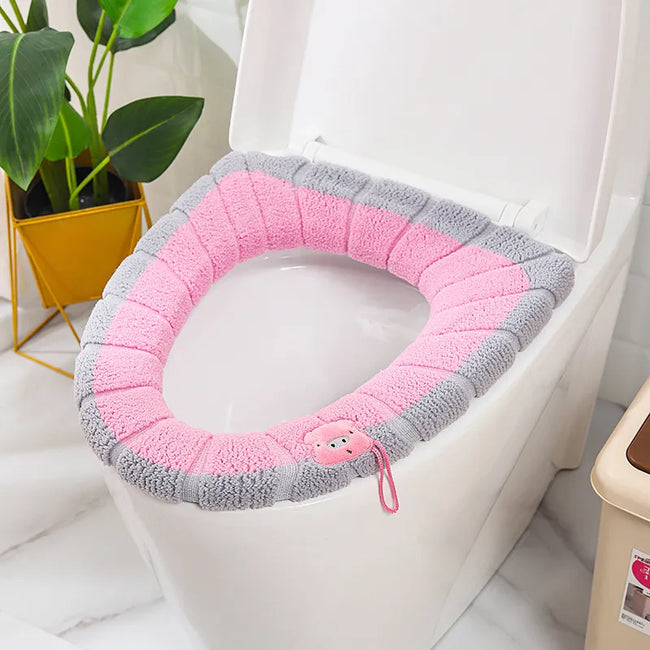 Winter Warm Thicken Toilet Seat Cover - Soft and Washable - The Well Being The Well Being 2023-new-l The Well Being Winter Warm Thicken Toilet Seat Cover - Soft and Washable