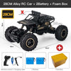 4WD RC Car With Led Lights 2.4G Radio Remote Control Cars Buggy Off-Road Control Trucks 