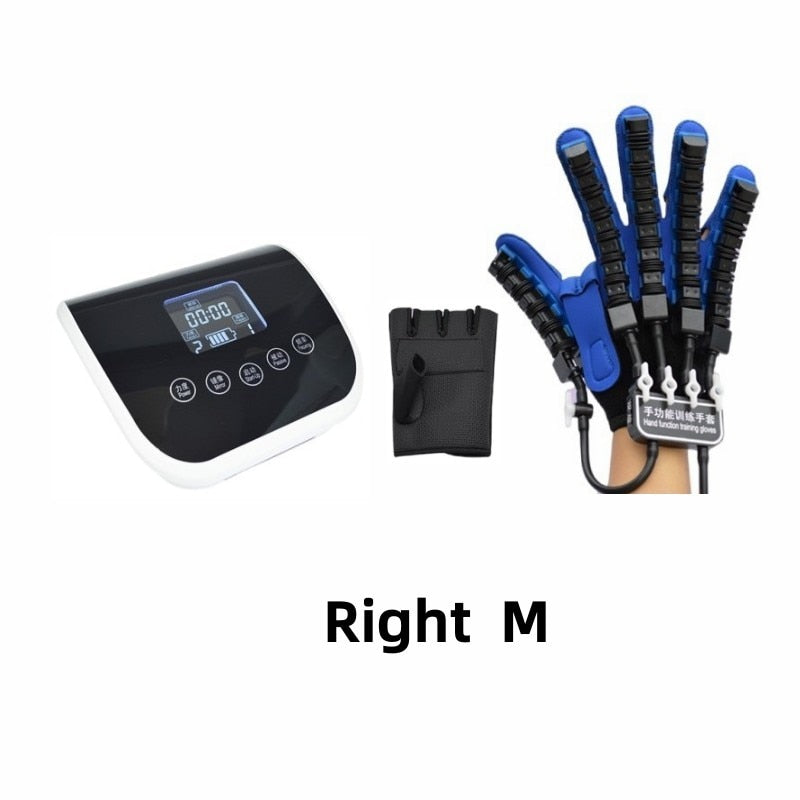 stroke Rehabilitation robot gloves hemiplegia cerebral infarction training equipment finger exerciser - The Well Being The Well Being US Plug / Right M The Well Being stroke Rehabilitation robot gloves hemiplegia cerebral infarction training equipment finger exerciser