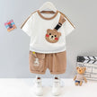 Cartoon infant Suits Baby Clothing Set for Boys Girls Cute Summer Casual Clothes Set Striped Top+Shorts Kids Clothes - The Well Being The Well Being as picture / 4T-19 The Well Being Cartoon infant Suits Baby Clothing Set for Boys Girls Cute Summer Casual Clothes Set Striped Top+Shorts Kids Clothes