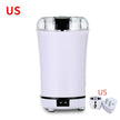 Stainless Steel Nut Electric Coffee Grinder Bean Grain Household Pepper Kitchen Tools Gadgets Dining Bar Home Garden - The Well Being The Well Being US White The Well Being Stainless Steel Nut Electric Coffee Grinder Bean Grain Household Pepper Kitchen Tools Gadgets Dining Bar Home Garden