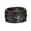 Braided Wrap Leather Bracelet for Men Vintage Life Tree Guitar Wood Beads Fashion Male Bracelets Wristband - The Well Being The Well Being B26 The Well Being Braided Wrap Leather Bracelet for Men Vintage Life Tree Guitar Wood Beads Fashion Male Bracelets Wristband