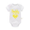 Baby Romper Newborn Baby Boys Girls Clothes Gold Daddy Is My Hero Funny Print Infant Baby Jumpsuit Cute Casual Baby Bodysuit - The Well Being The Well Being white-yellow / 9-12M The Well Being Baby Romper Newborn Baby Boys Girls Clothes Gold Daddy Is My Hero Funny Print Infant Baby Jumpsuit Cute Casual Baby Bodysuit