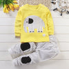 Newborn Baby Clothes Pure Cotton Boys and Girls Baby Underwear Suit Children Autumn Trousers Home Children Newborn Clothes - The Well Being The Well Being qiuyi-da-xiang-Y / 18M The Well Being Newborn Baby Clothes Pure Cotton Boys and Girls Baby Underwear Suit Children Autumn Trousers Home Children Newborn Clothes