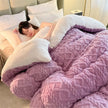 Super Thick Winter Warm Blanket - Cozy Cashmere Comfort - The Well Being The Well Being Queen & king 3.5kg / Pink The Well Being Super Thick Winter Warm Blanket - Cozy Cashmere Comfort