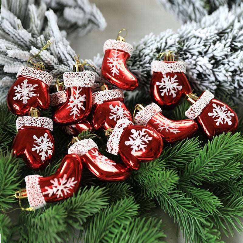 6Pcs Christmas Pendant Electroplating Candy Xmas Ball Christmas Tree Ornaments - The Well Being The Well Being Ludovick-TMB 6Pcs Christmas Pendant Electroplating Candy Xmas Ball Christmas Tree Ornaments