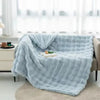 Tuscan Imitation For child's bed, a crib and throw blanket for a sofa or chair Super Comfort for Winter - The Well Being The Well Being Blanket - light blue The Well Being Tuscan Imitation For child's bed, a crib and throw blanket for a sofa or chair Super Comfort for Winter