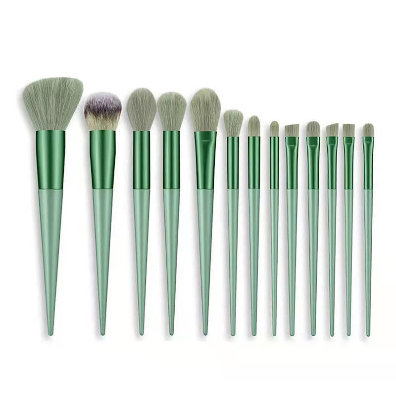 Soft Makeup Brushes Set Eyeliner Eye Shadow Brush Cosmetic Foundation Blush Powder Blending Beauty Makeup - The Well Being The Well Being Green no bag The Well Being Soft Makeup Brushes Set Eyeliner Eye Shadow Brush Cosmetic Foundation Blush Powder Blending Beauty Makeup