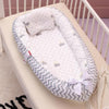 Travel Portable Baby Nest Playpen Bed Cradle Newborn Crib Fence Bed for Kids Baby Bassinet - The Well Being The Well Being White wave / China The Well Being Travel Portable Baby Nest Playpen Bed Cradle Newborn Crib Fence Bed for Kids Baby Bassinet