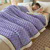 Soft Fluffy Throw Blanket - Winter Comfort for Sofa & Bedroom - The Well Being The Well Being Queen & Full 180x200cm L / Purple The Well Being Soft Fluffy Throw Blanket - Winter Comfort for Sofa & Bedroom