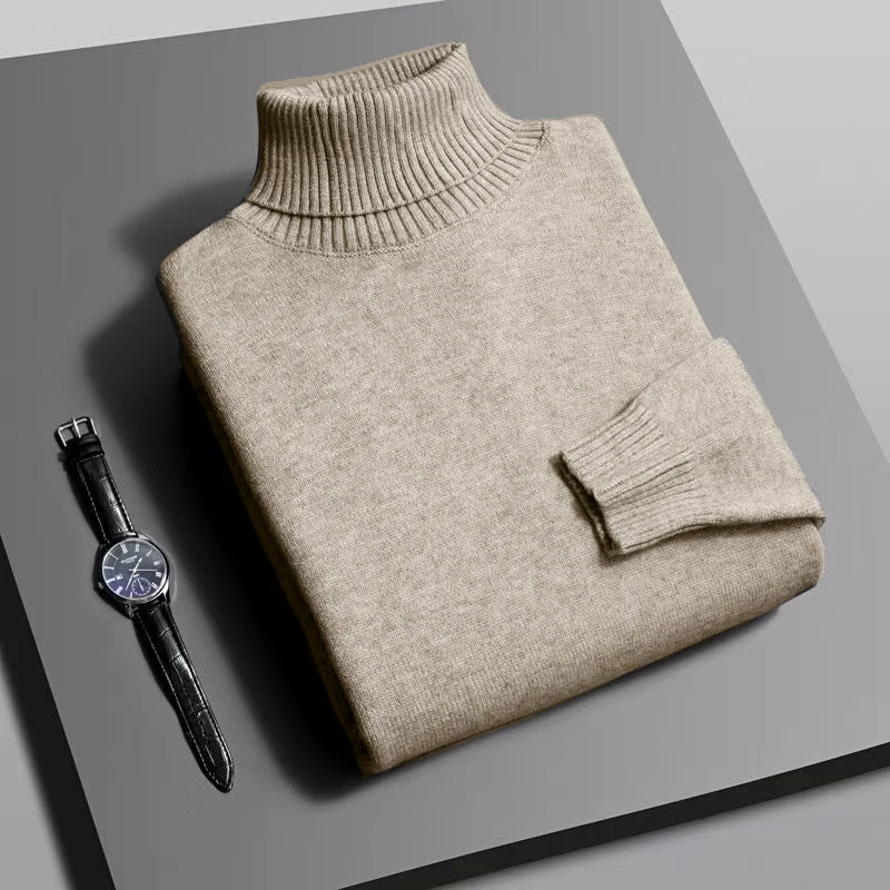 Stylish Men's Turtleneck Sweater - Ultimate Fall Fashion Statement