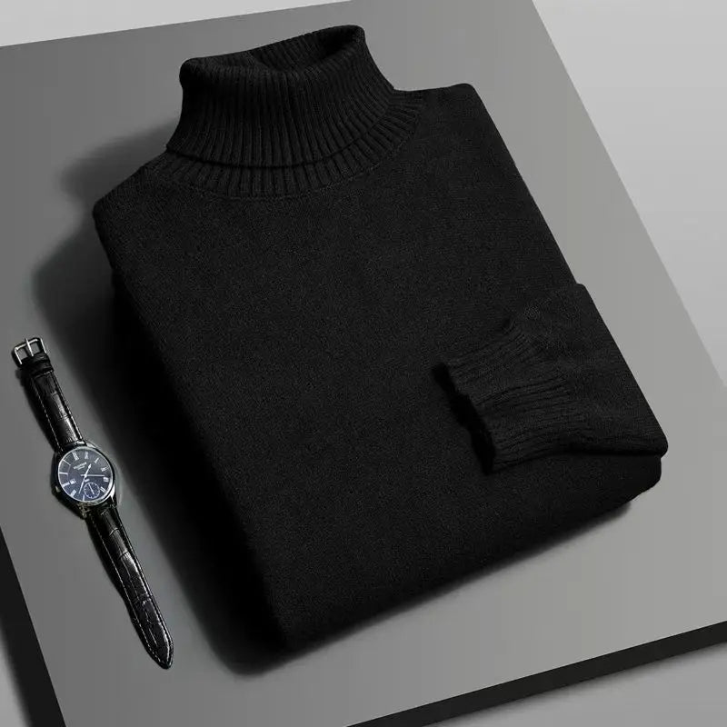 Stylish Men's Turtleneck Sweater - Ultimate Fall Fashion Statement