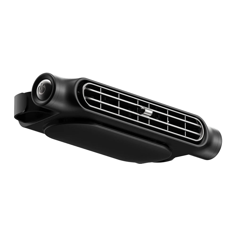 Car Headrest Cooling Fan – 3-Speed Adjustable USB-C Air Cooler with Magic Tape, Universal Fit for Cars, SUVs, RVs (Portable & Quiet)