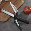 Clever Cutter 2-in-1: Premium Stainless Steel Blade, Grade A Plastic Handle