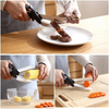 Clever Cutter 2-in-1: Premium Stainless Steel Blade, Grade A Plastic Handle