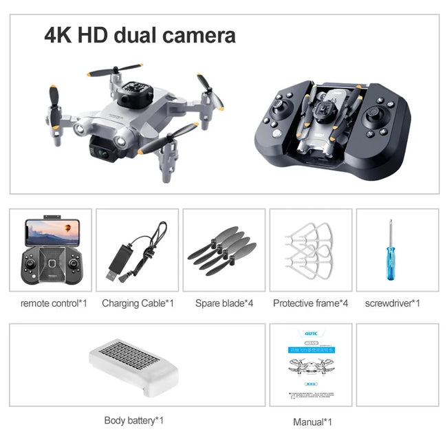 XIAOMI 4DRC V30 Mini Drone with Camera | HD 4K & 1080P FPV RC Drone | Five-Sided Obstacle Avoidance Helicopter Drone Toy