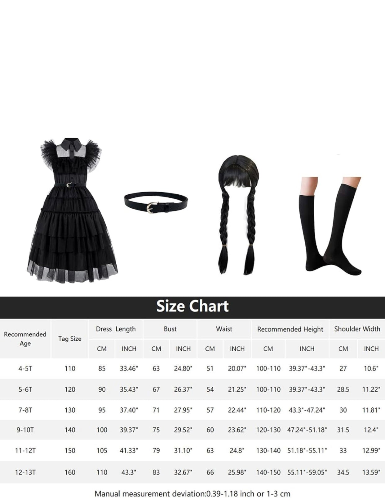 Wednesday Addams Cosplay Carnival Easter Halloween Party Costumes - The Well Being The Well Being The Well Being Wednesday Addams Cosplay Carnival Easter Halloween Party Costumes