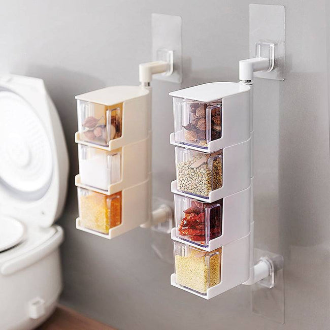 Rotatable Seasoning Storage Boxes - TheWellBeing4All