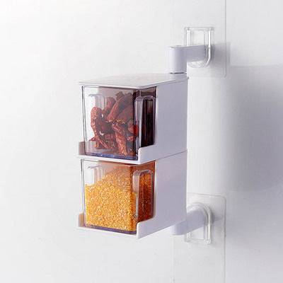 Rotatable Seasoning Storage Boxes - TheWellBeing4All