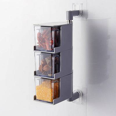 Rotatable Seasoning Storage Boxes - TheWellBeing4All