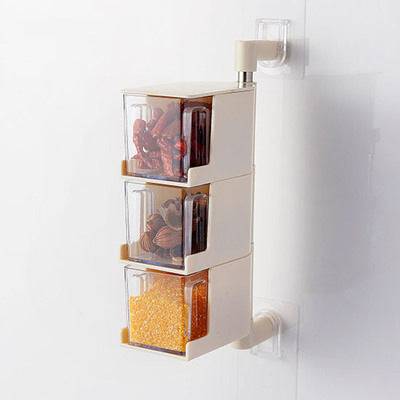 Rotatable Seasoning Storage Boxes - TheWellBeing4All