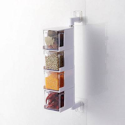 Rotatable Seasoning Storage Boxes - TheWellBeing4All