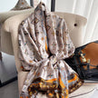 Print silk scarf for lady - TheWellBeing4All