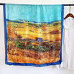 Print silk scarf for lady - TheWellBeing4All