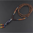 Handmade Necklace Nepal Buddhist Mala Wood Beads Pendant - TheWellBeing4All