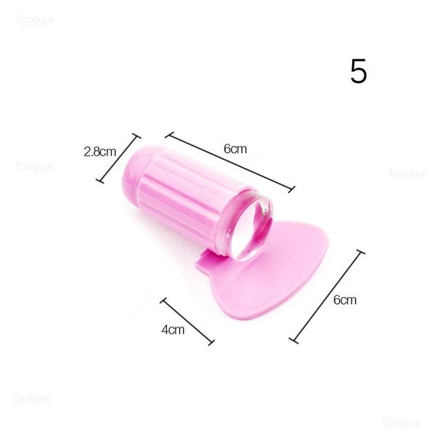 Manicure Tools Polish Scraper Nail Art Flower Print Stamping Plates Kits - TheWellBeing4All